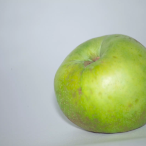 pomme belle fleur verte